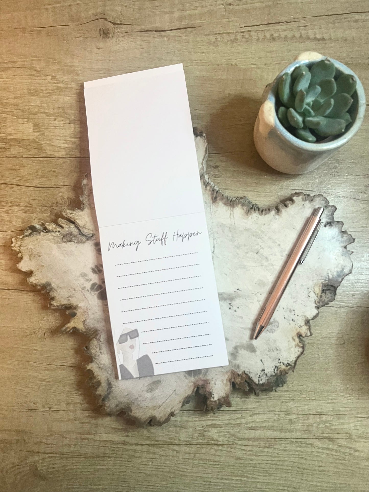 Making Stuff Happen - A6 Notepad