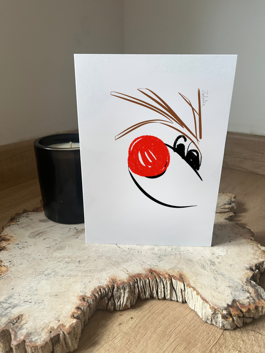 'Hello Rudolph' Card
