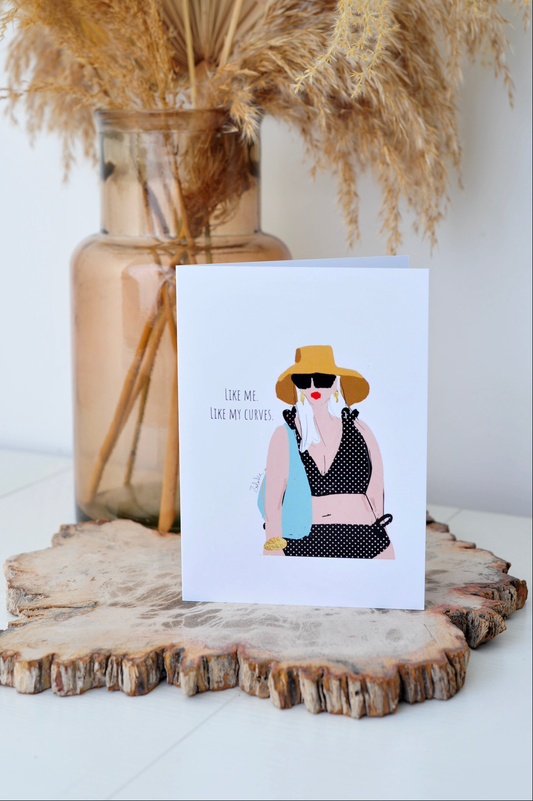 Like Me, Like My Curves Card