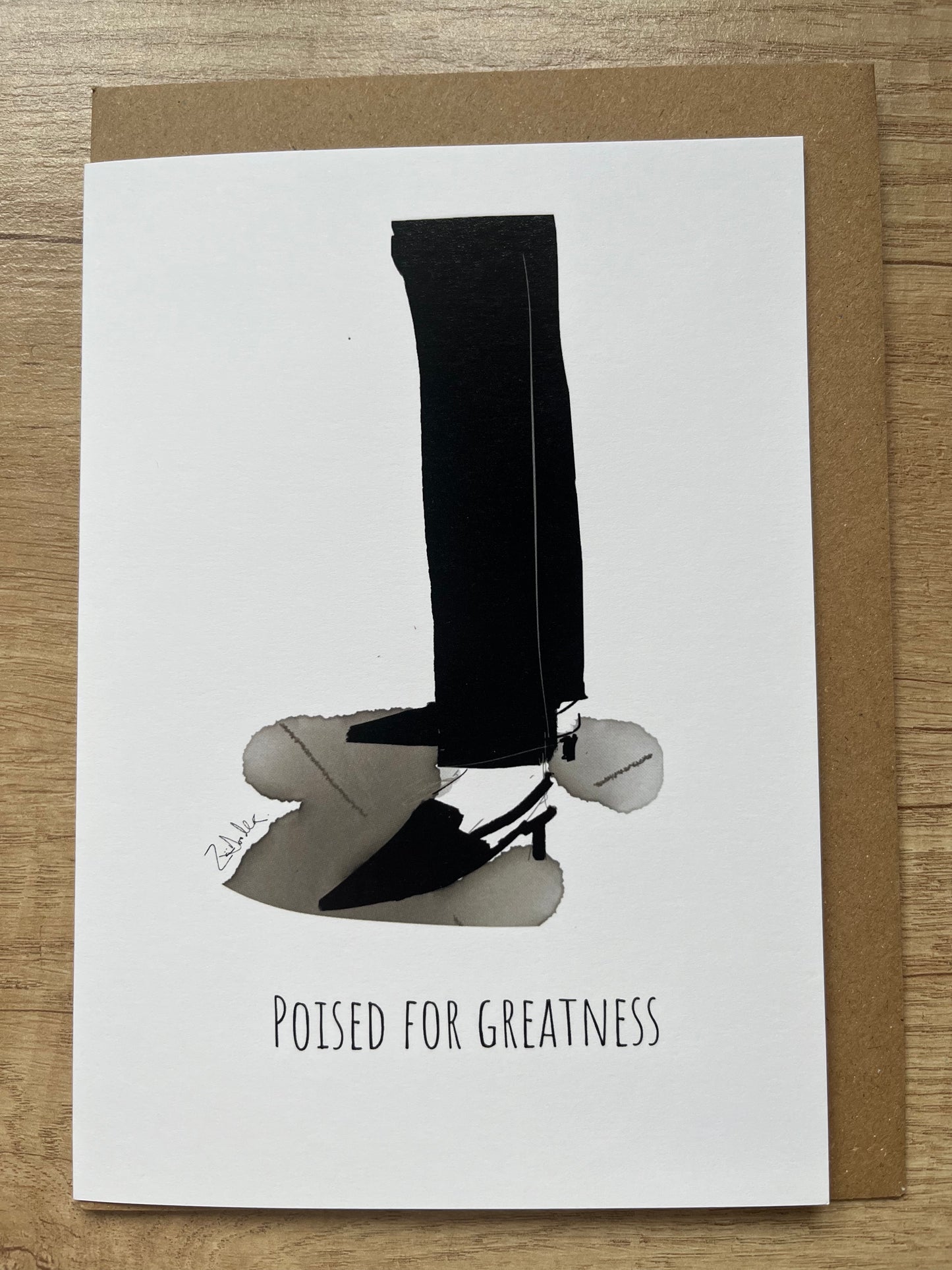 'Poised For Greatness' Card