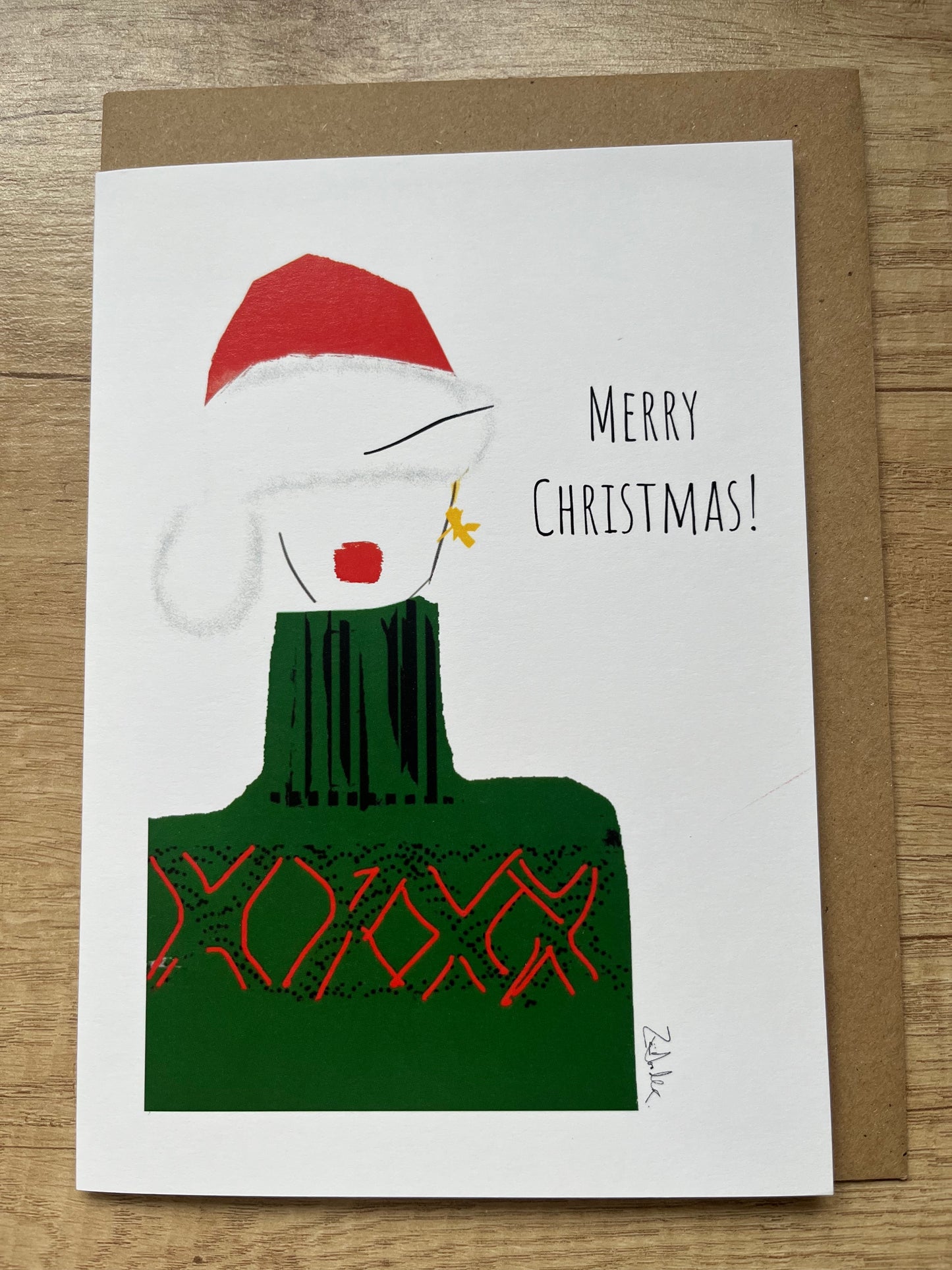 'Merry Christmas' Card (Currently out of stock)