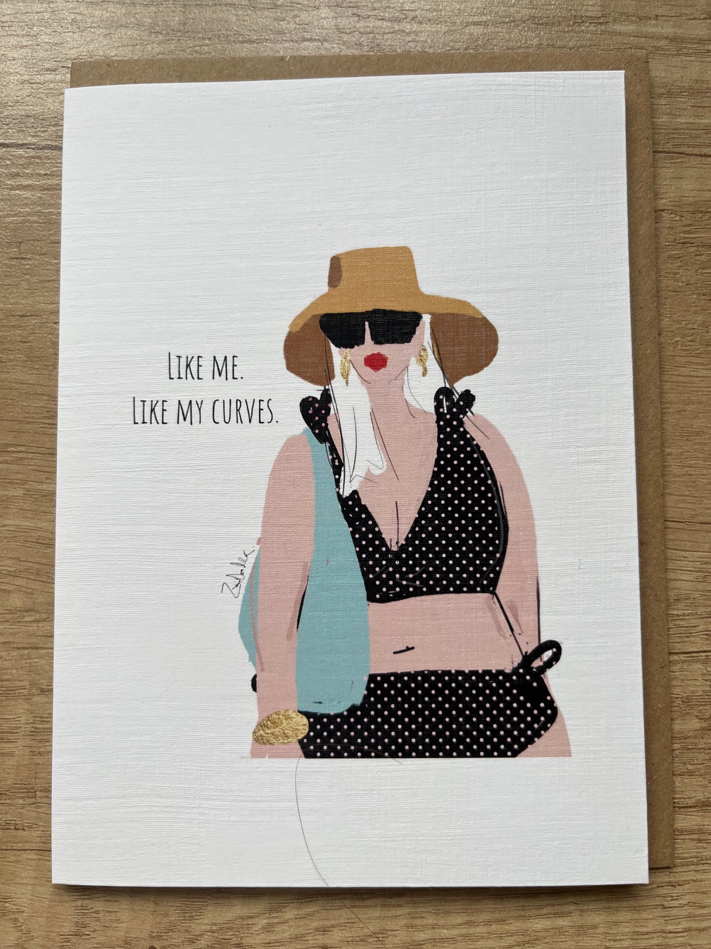 Like Me, Like My Curves Card