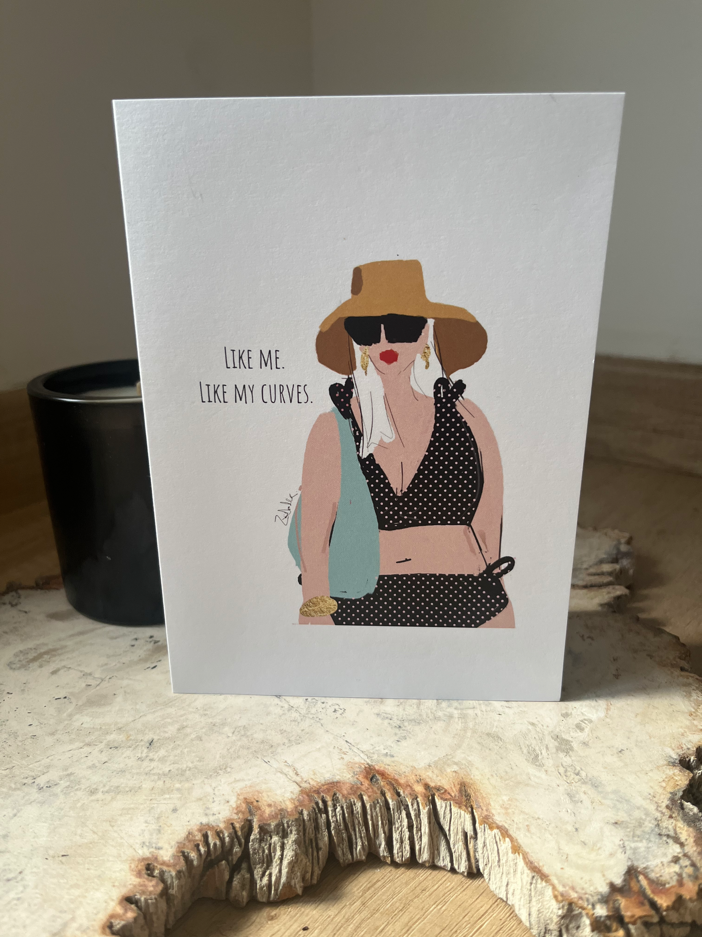 Like Me, Like My Curves Card