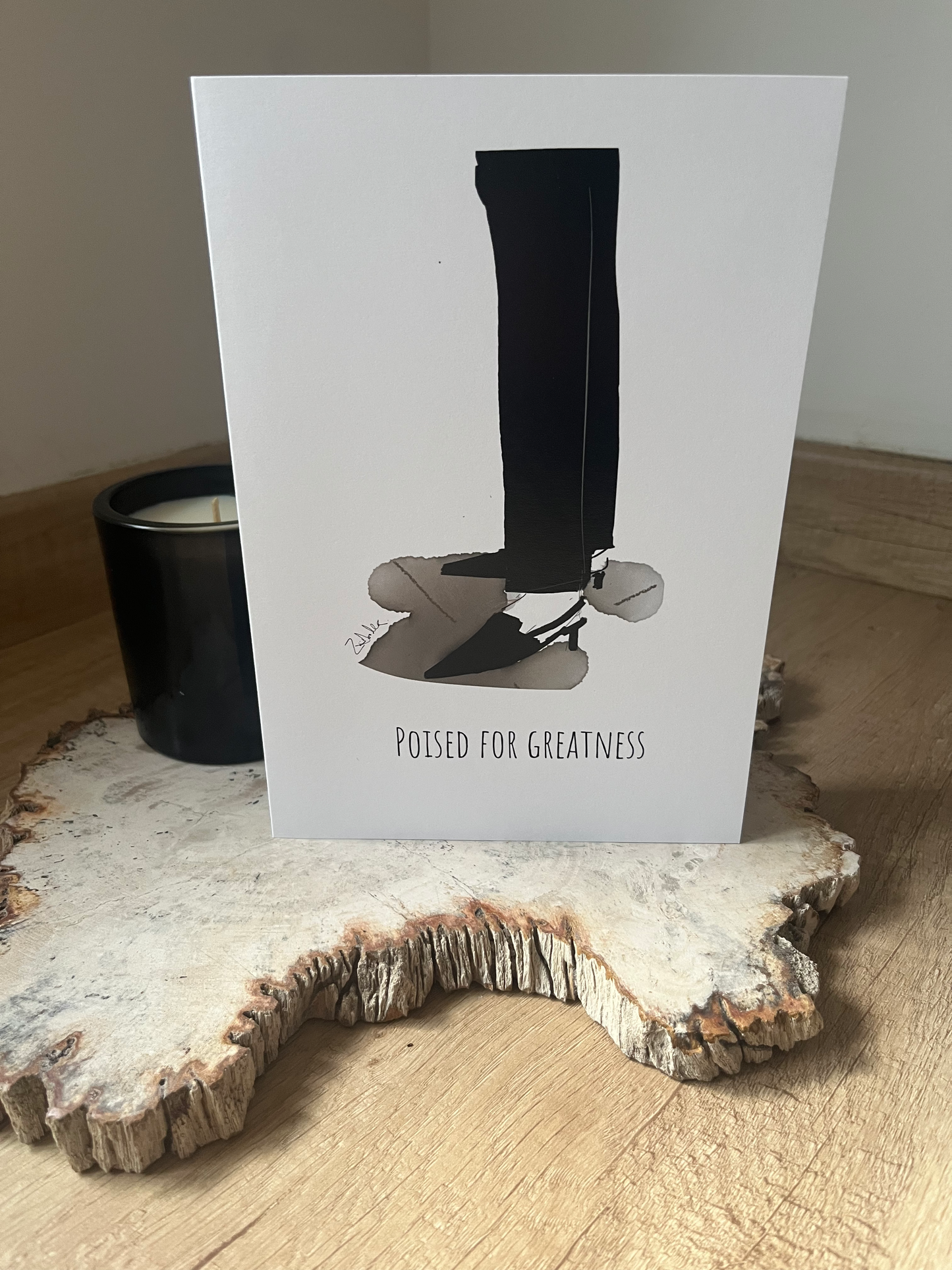 'Poised For Greatness' Card