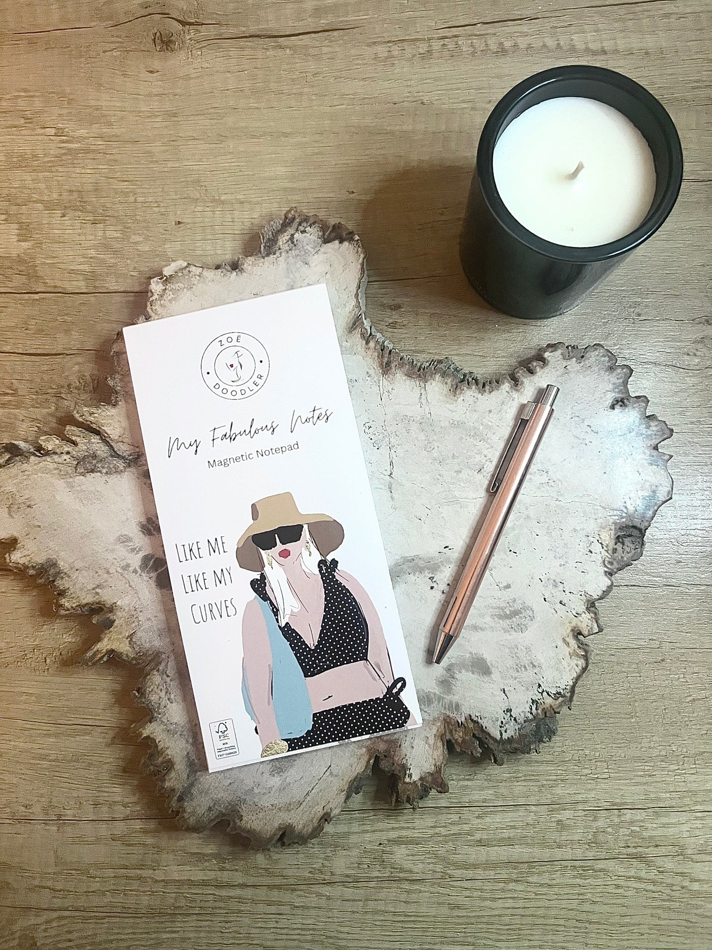 My Fabulous Notes – “Like Me, Like My Curves” – DL Notebook